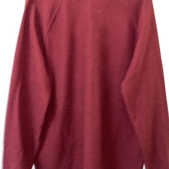 Goodfellow Men’s Maroon Long Sleeve Jersey Large EUC - Picture 7 of 9
